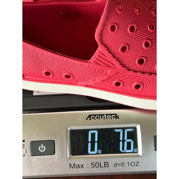 Sanuk Water Shoes Girls Lil Walker 2.5 Red Loafer Flat Slip On Washable Beach - Picture 16 of 16